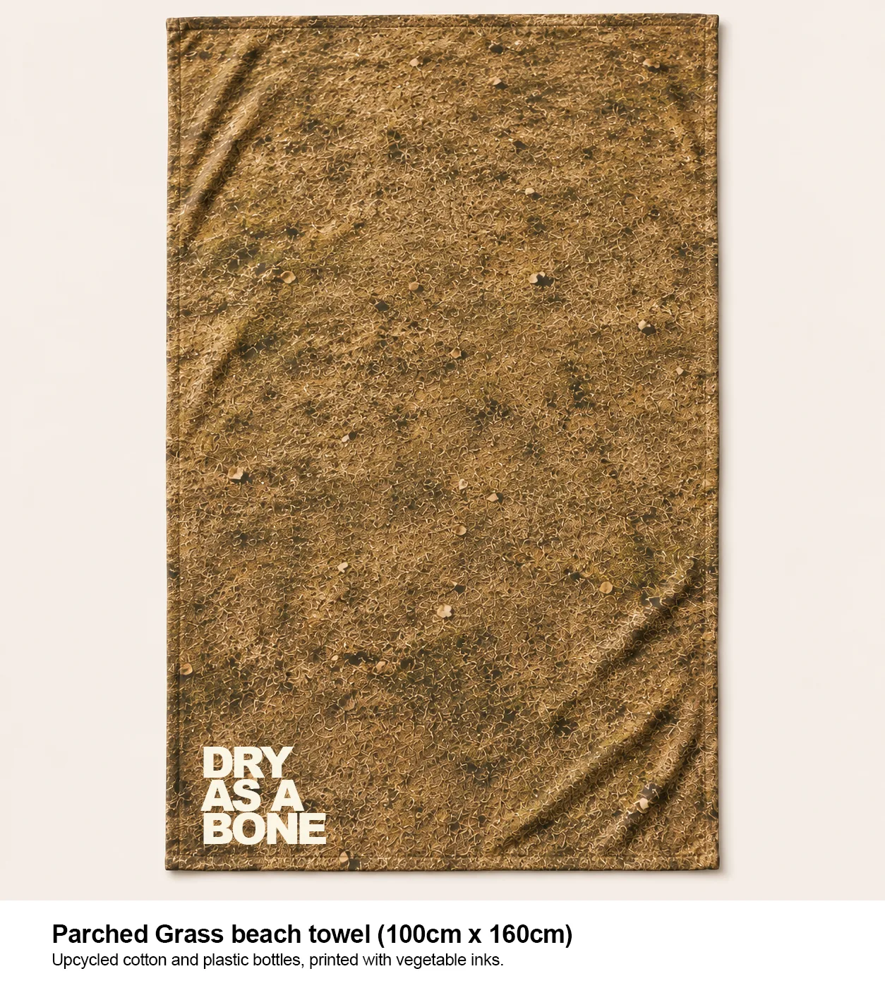 Dry as a Bone beach towel